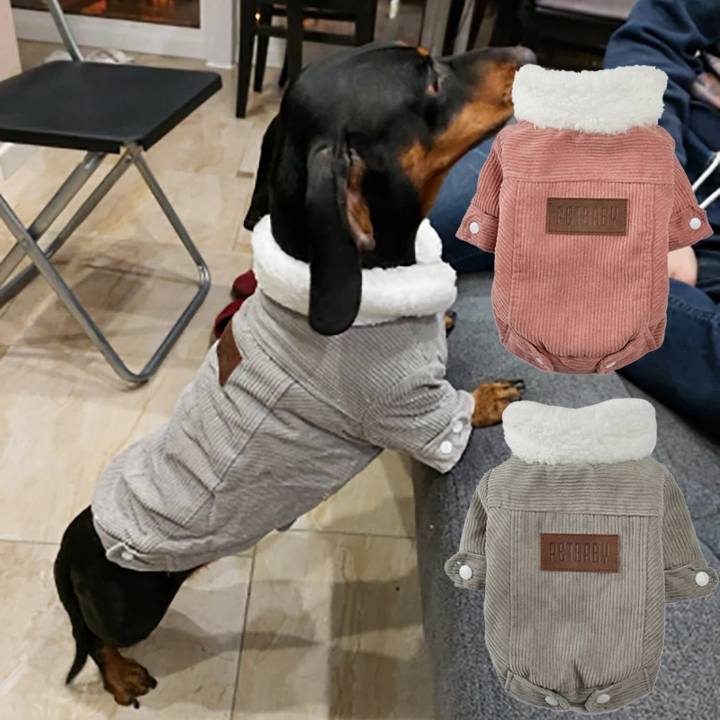 

Autumn Winter Pet Dog Clothes For Small Medium Dogs Warm Coat Jacket Thicken Fleece Coat Chihuahua Yorkies Clothes Pets Clothing