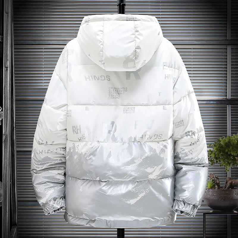 Hot Selling Winter Hooded Cotton-Padded Jackets For Men Thicken Warm Casual Parkas Youth Tops Outwear Waterproof Coats Clothing