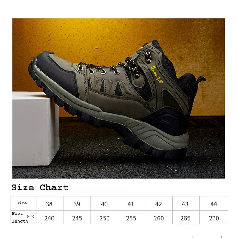 Мужские уличные спортивные износостойкие ботинки для скалолазания осень-зима