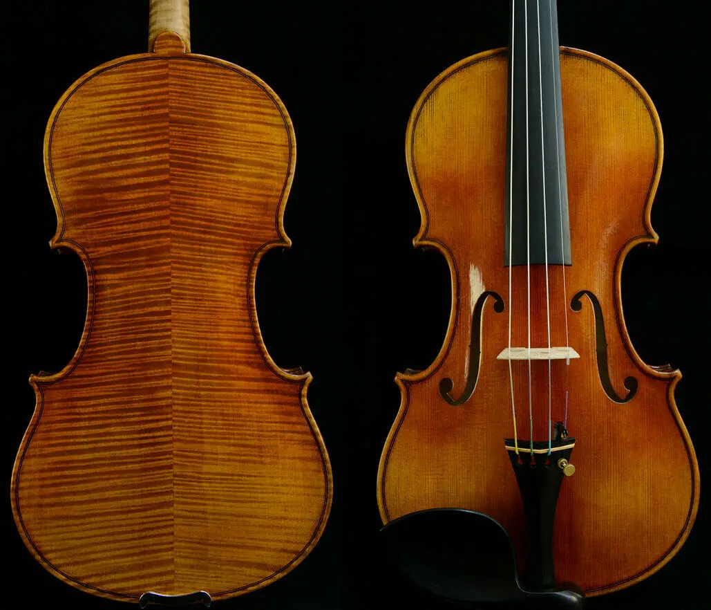 Удивительная скрипка потрясающий звук собственная работа мастера Ван №