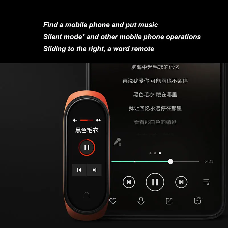 Xiaomi Mi группа 4 смарт-браслет Цвет Экран активно-матричные осид сердечного ритма Водонепроницаемый спортивные Фитнес Bluetooth гарнитура глобальная версия