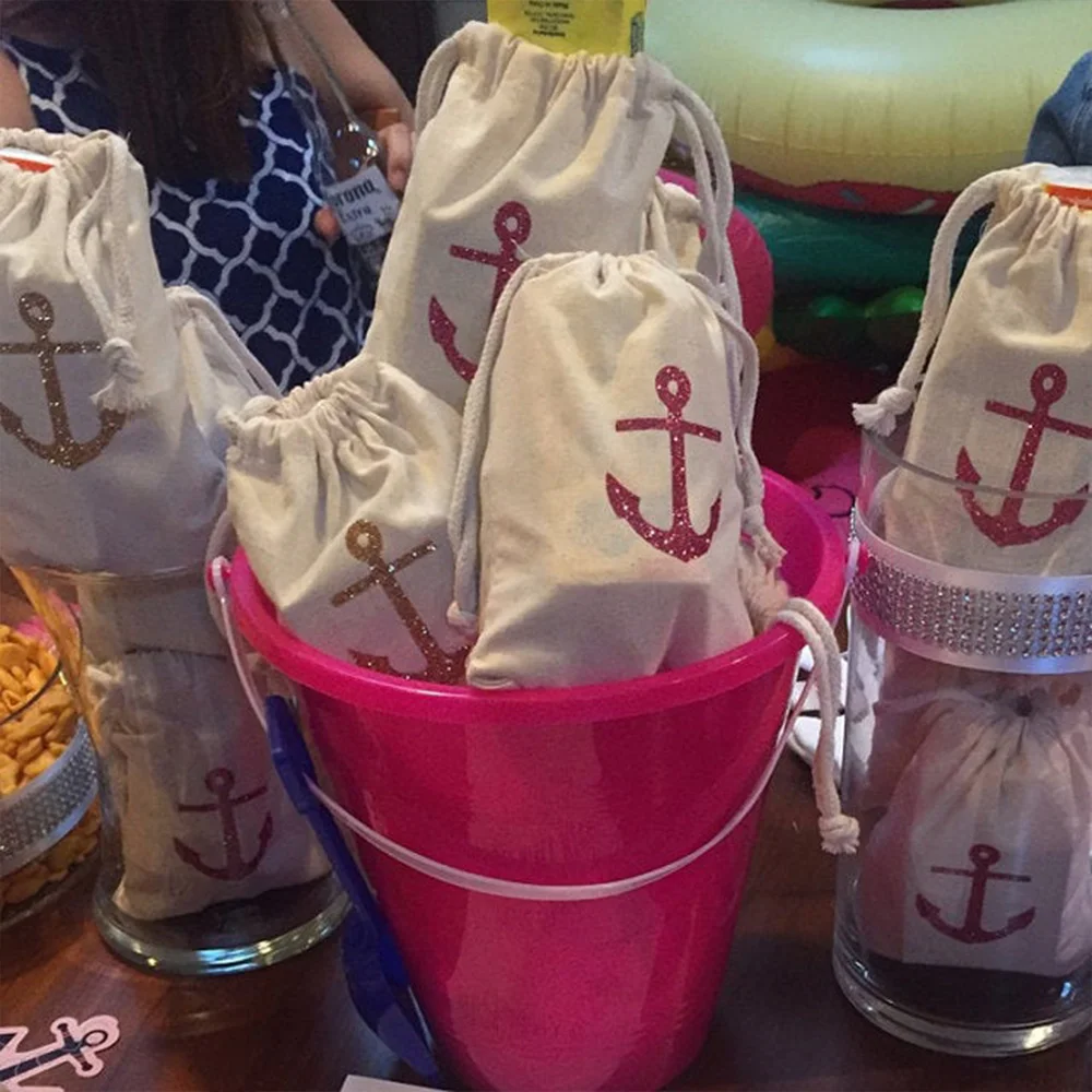 

50 Pcs/Custom Beach bachelorette party favors Nautical party favor bag Personalised Girls party favor bags Hangovers Survival ki
