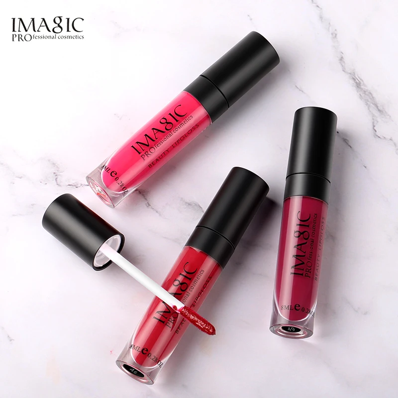 IMAGIC, 23 цвета, набор для губ, Косметическая Помада, блеск для губ, жидкая матовая помада,, матовая помада