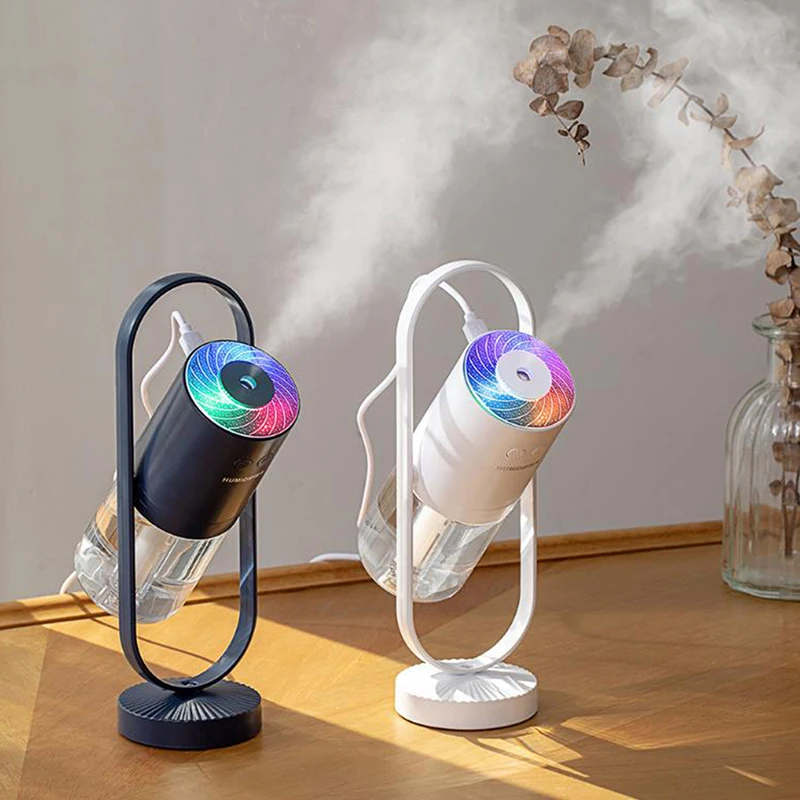 

360 Degree Ultrasonic Air Humidifier 5mode Cool Led Light USB Oil Diffuser Mist Maker