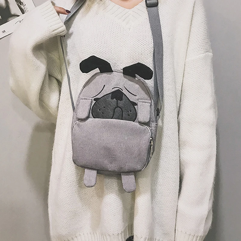 Японская Милая мультяшная Сумка-тоут с животными дорожный рюкзак для покупок