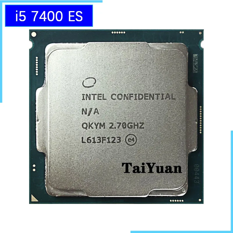 Intel Core i5-7400 ES i5 7400 ES QKYM 2,7 GHz четырехъядерный процессор 6M 65W LGA 1151