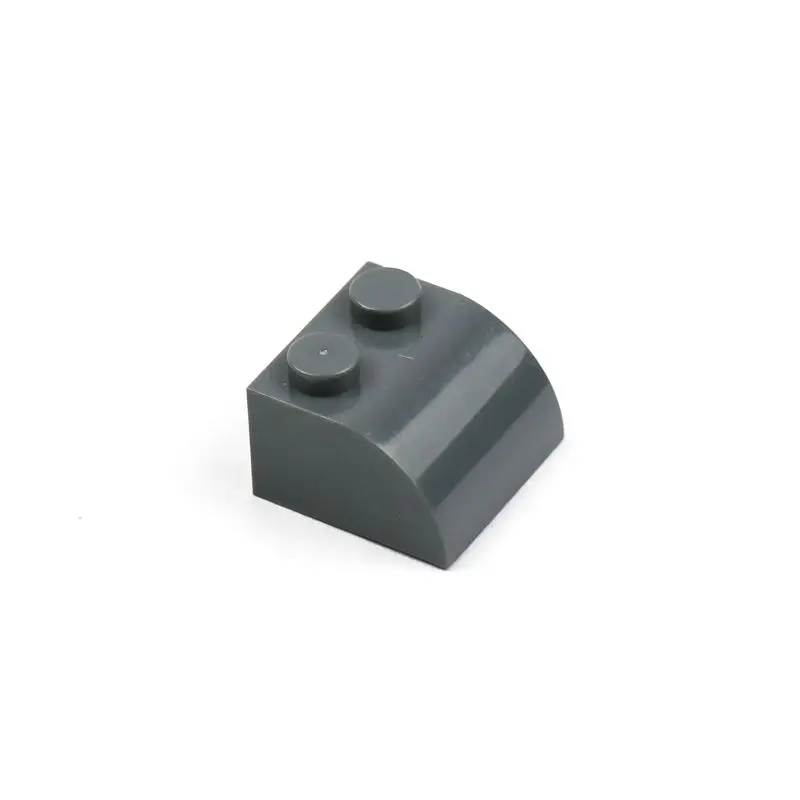 100 шт./лот строительные блоки кирпичи 2x2 изогнутые формы наборы блоков аксессуары