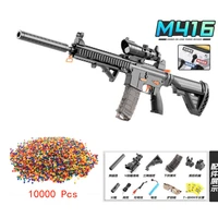 m416 water bullet toy gun electric automatic toy gun for boys colorful shooting paintball airsoft cs fighting outdoor game props