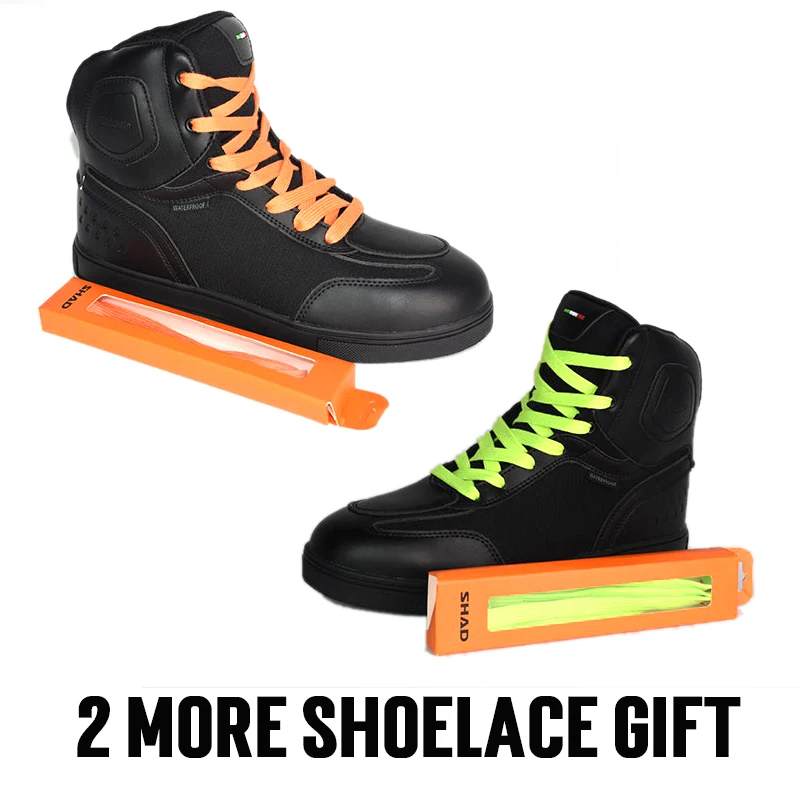 Мотоциклетные водонепроницаемые ботинки Повседневная дышащая обувь с педалью