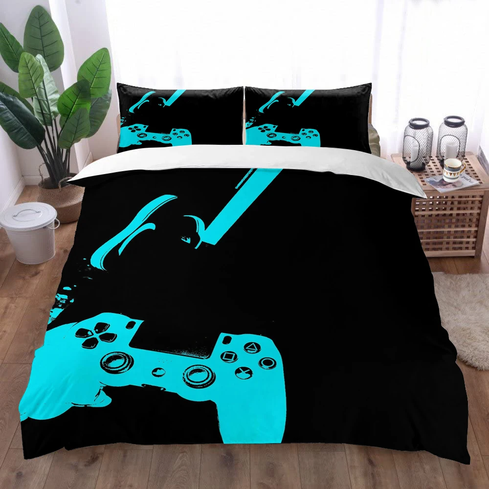 

Kids Gamepad Bedding Set 3D Video Game Gamepad Housse De Couette Boys Game Controller Comforter Cover Gamer Duvet Cover Set 3pcs