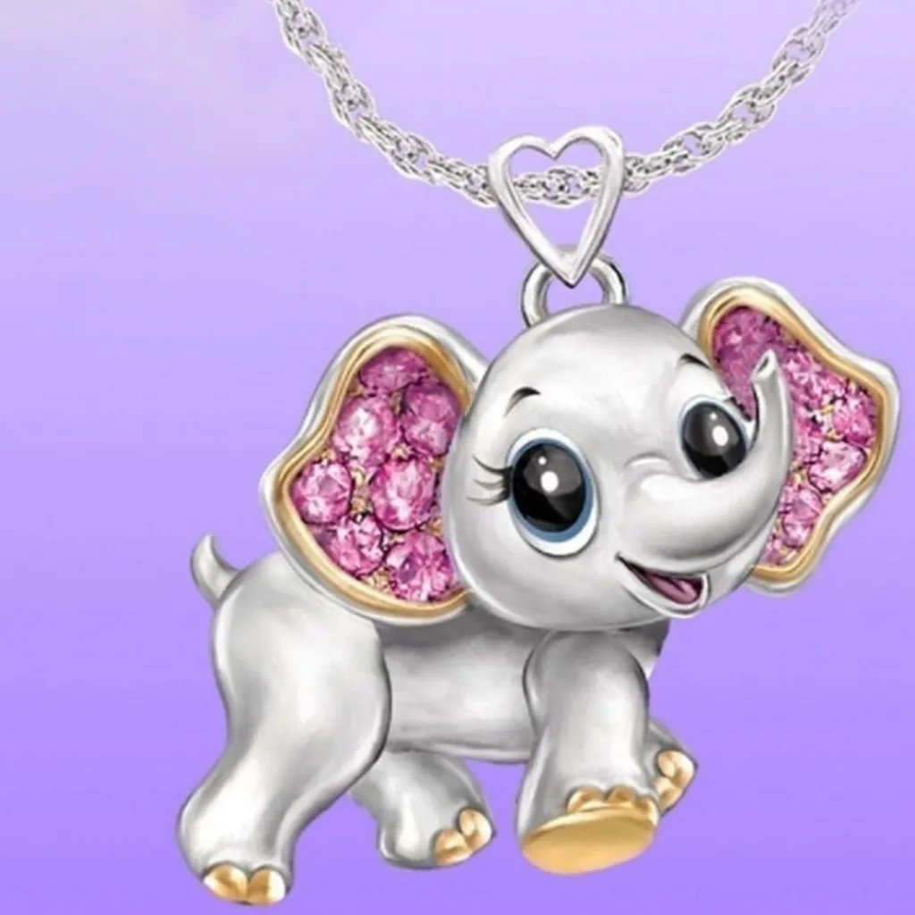 Женское жемчужное ожерелье со слоном ювелирное изделие модная цепочка для