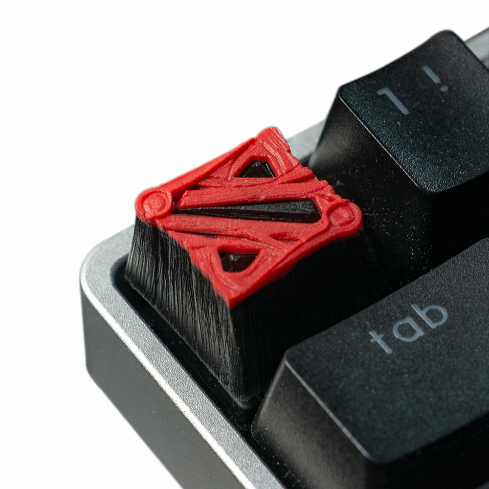 

Mechanical Keyboard Game Resin Keycaps Personalized Light-transmitting Two-color Backlit Keycaps Customizable