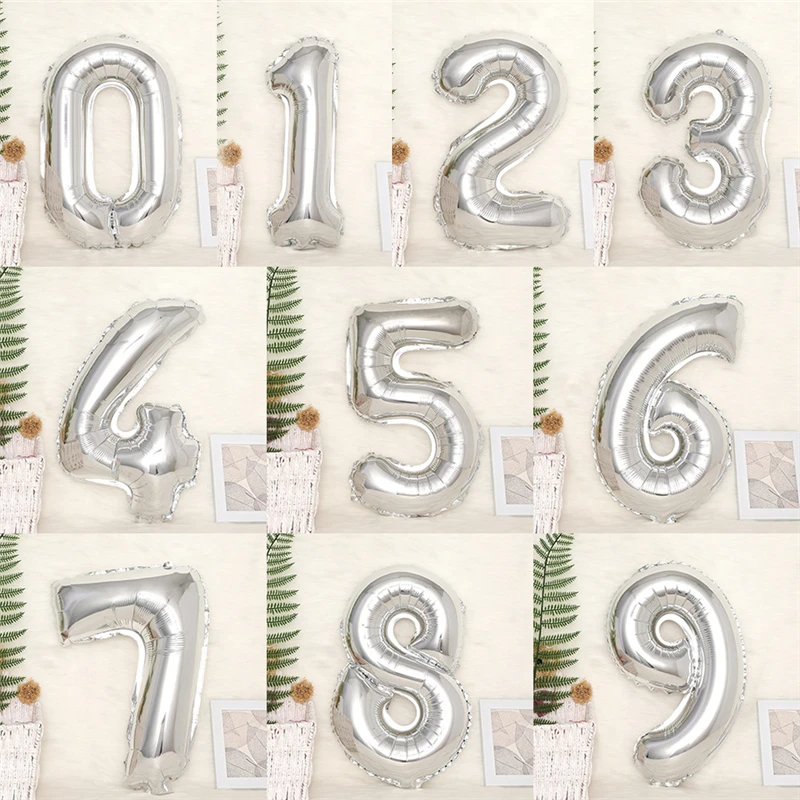 16 дюймов Стразы образуют цифру фигурками Happy День рождения украшения Детские