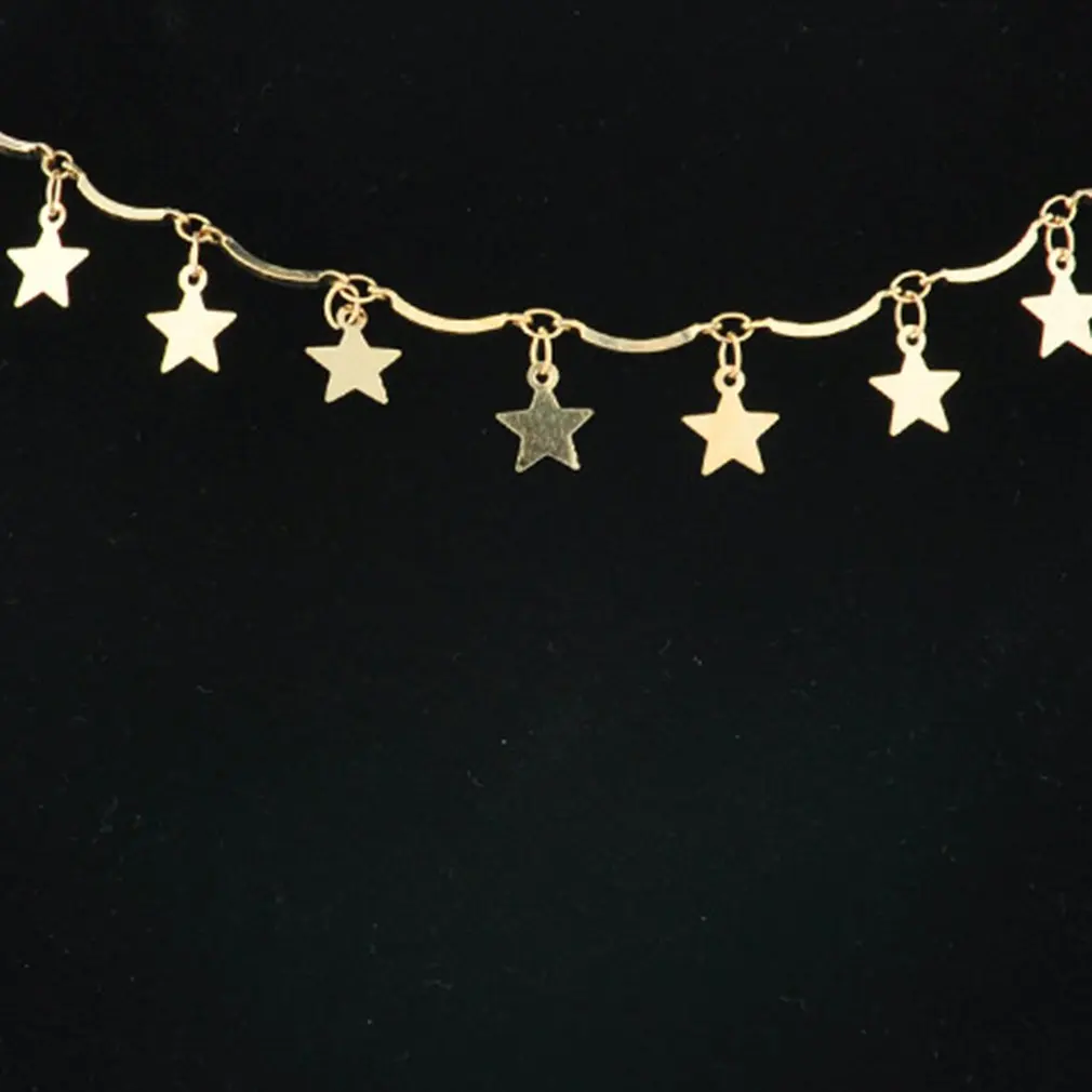 Star Necklace Women Choker Necklaces Clavicle Pendant Collier Femme Chain collares 2019 Fashion Jewelry gifts for dropshipping | Украшения