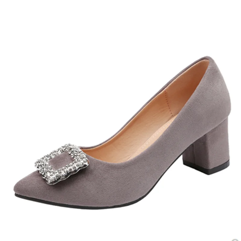 Женская обувь на очень высоком каблуке Обувь под платье круглый носок женские