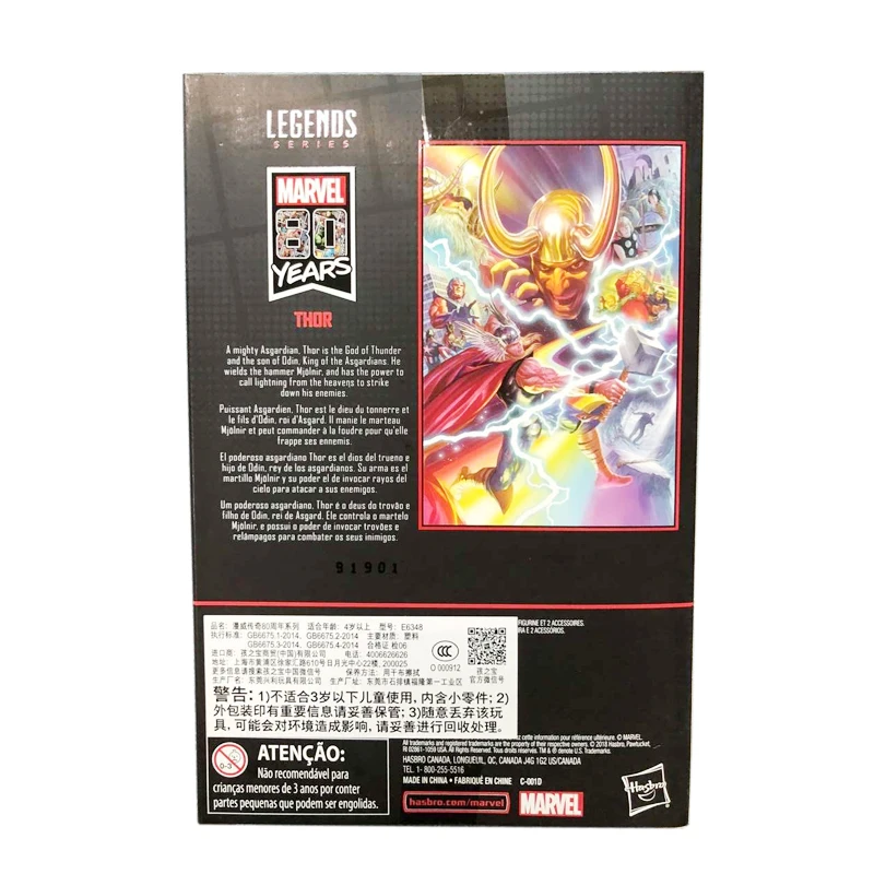 

6inch Hasbro Marvel Legends Avengers Superhero Thor PVC Anime Figure Collectible Model Kids Toys For Childrens Gifts
