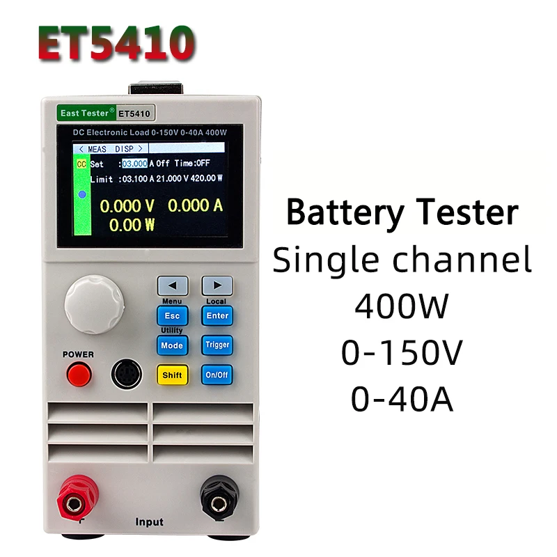 Электронный тестер ET5410 400 Вт 150 в 40 А|Тестеры аккумуляторов| |