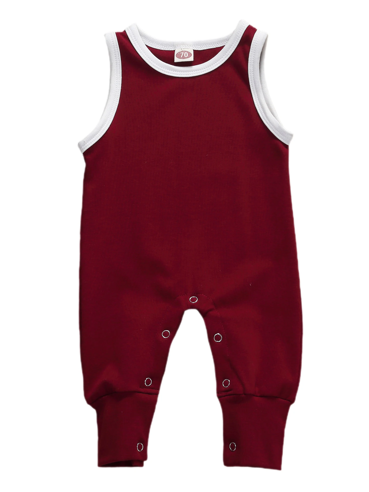 

0-18M Summer Cute Newborn Baby Boy Girl Sleeveless Cotton Romper Jumpsuit One-Piece Clothes