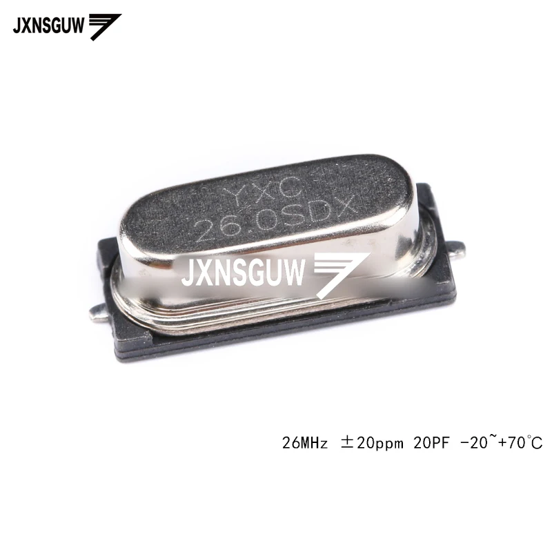 

10PCS SMD passive crystal oscillator/HC-49SMD 26MHz 20ppm 20PF X49SM26MSD2SC