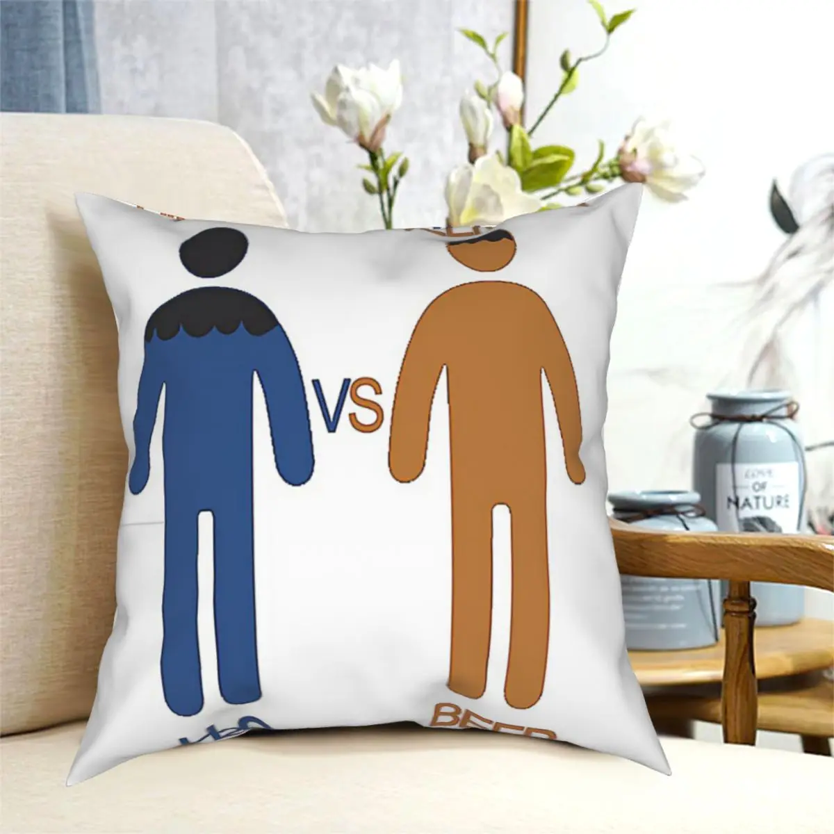 

Funny Week Beer Week Vs Weekend Throw Pillow Cushion Cover Decorative Pillowcases Case Home Sofa Cushions 40x40,45x45cm