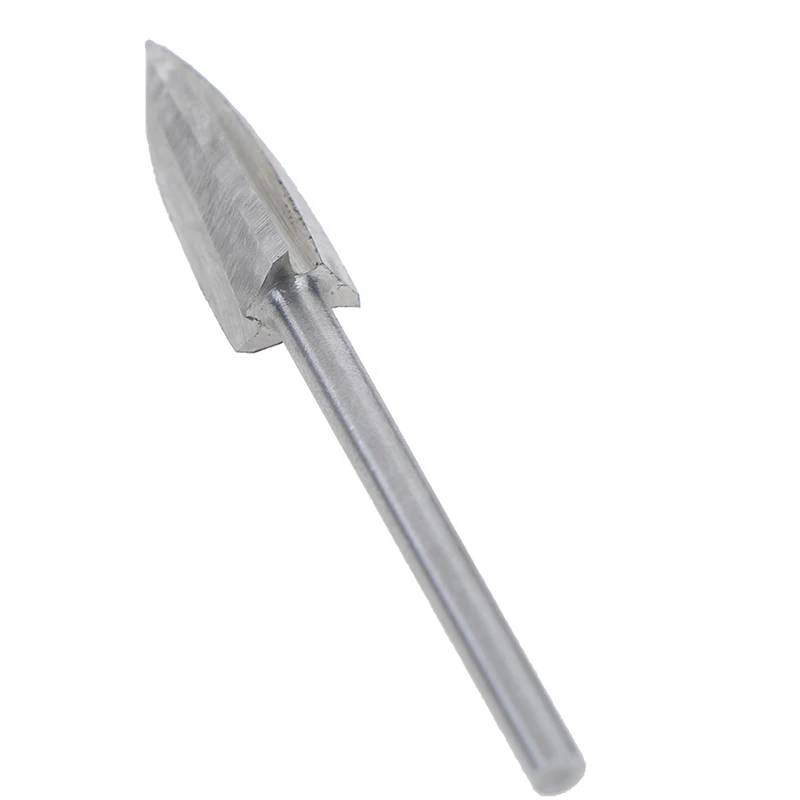 

1PC Three Blades Wood Carving Knives 3mm Shank 3-8mm Milling Cutters White Steel Sharp Edges Woodworking Tools