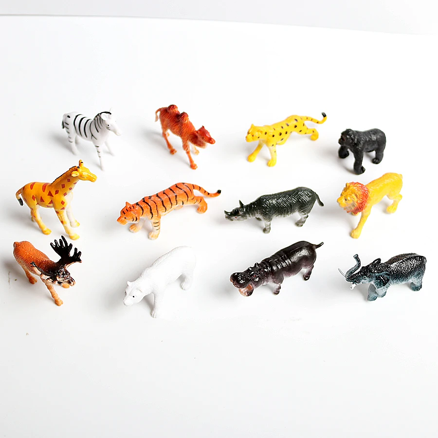 Мини реалистичные сафари дикий Зоопарк Животные экшн фигурки джунгли животные