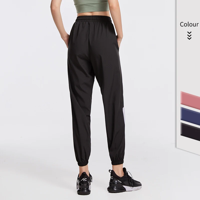 Брюки спортивные женские с широкими штанинами мягкие джоггеры высокой талией