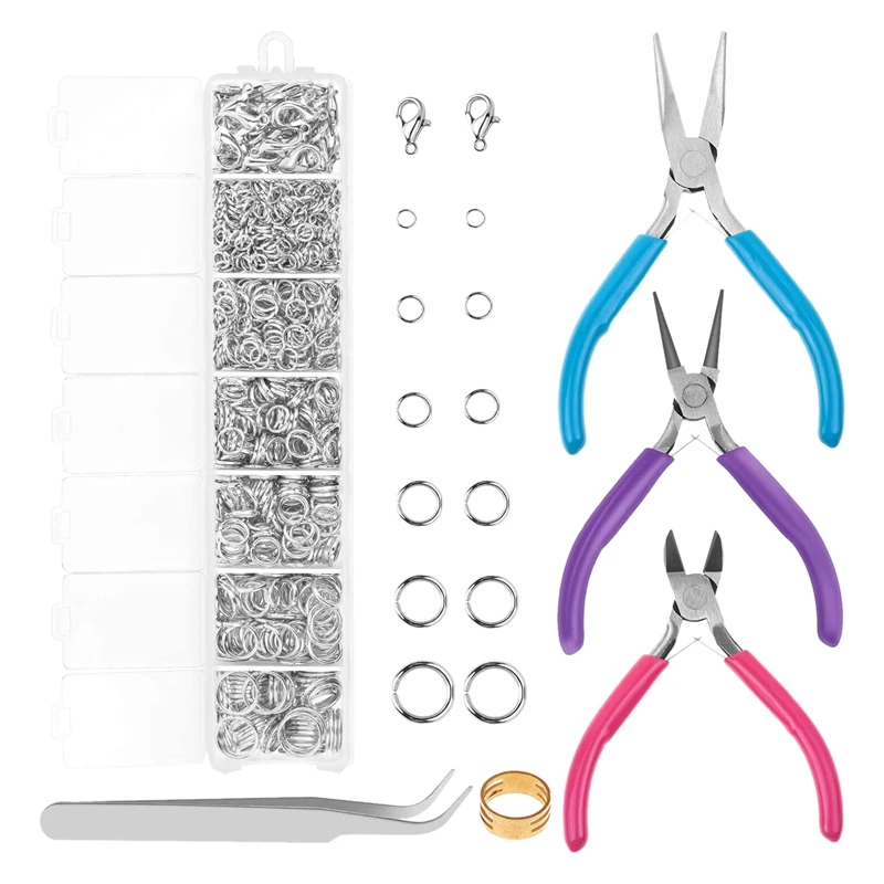 

Jumping Rings and Jewelry Pliers for Jewelry Making, Jewelry Repair Kits, Bracelets and Jewelry Making Supplies