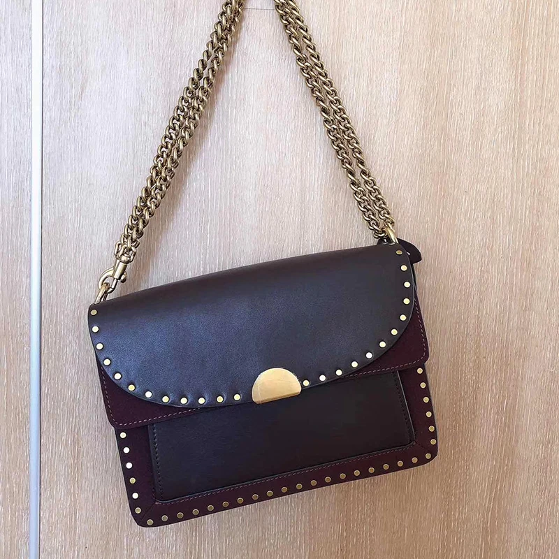 Women's messenger bag 2020 new double shoulder with all kinds of portable single dreamer chain large leathe |