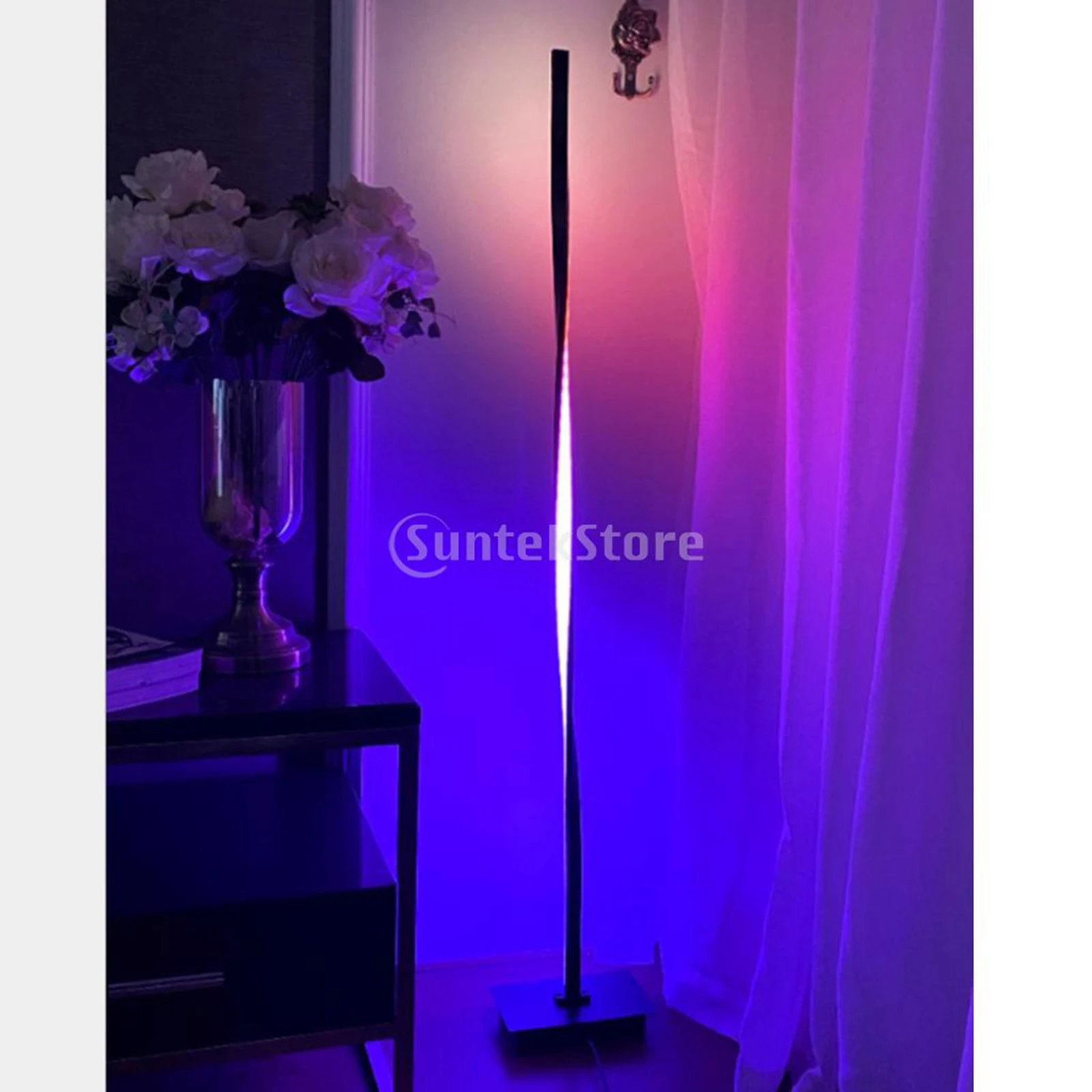 

Светодиодный напольный светильник с пультом дистанционного Управление регулируемой яркостью лампы для упражнения Студии создает Эфект ст...