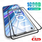 Закаленное стекло для Oppo Realme, Narzo 30, 6,5 дюйма, полное покрытие экрана, 2 шт.