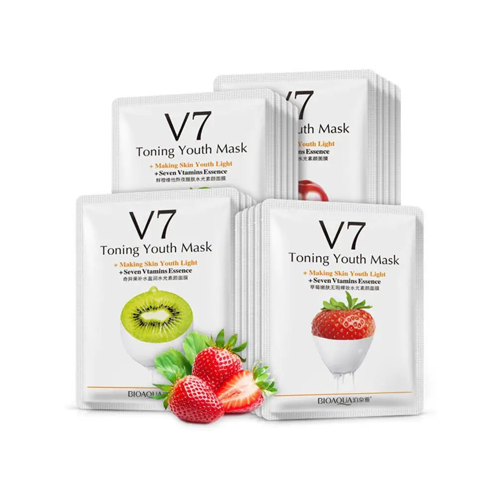 Яркая Гламурная фруктовая эссенция маска для лица увлажняющая усадочная