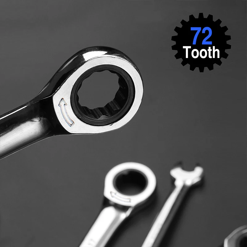 Многофункциональный инструмент 14 шт. набор Трещоточный ключ 6-19 мм