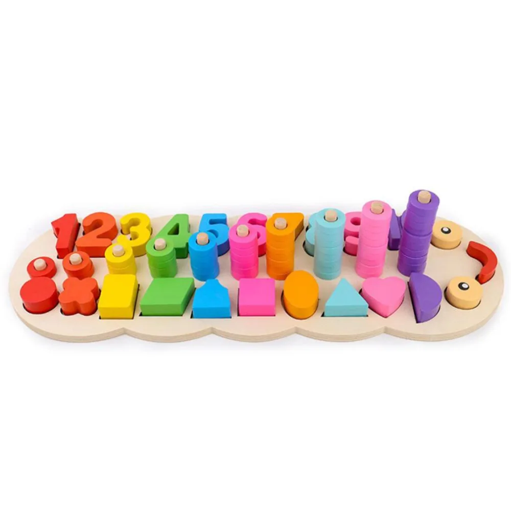 

2021 Wooden Multicolor Practice Safe Material Digital Learning Board Multi-Function Logarithmic Plate Learning & Education Toy