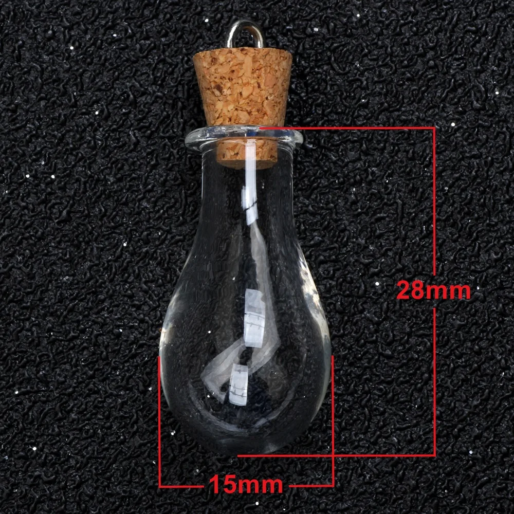 

Мини стеклянные бутылочки с пробкой OLINGART 3шт