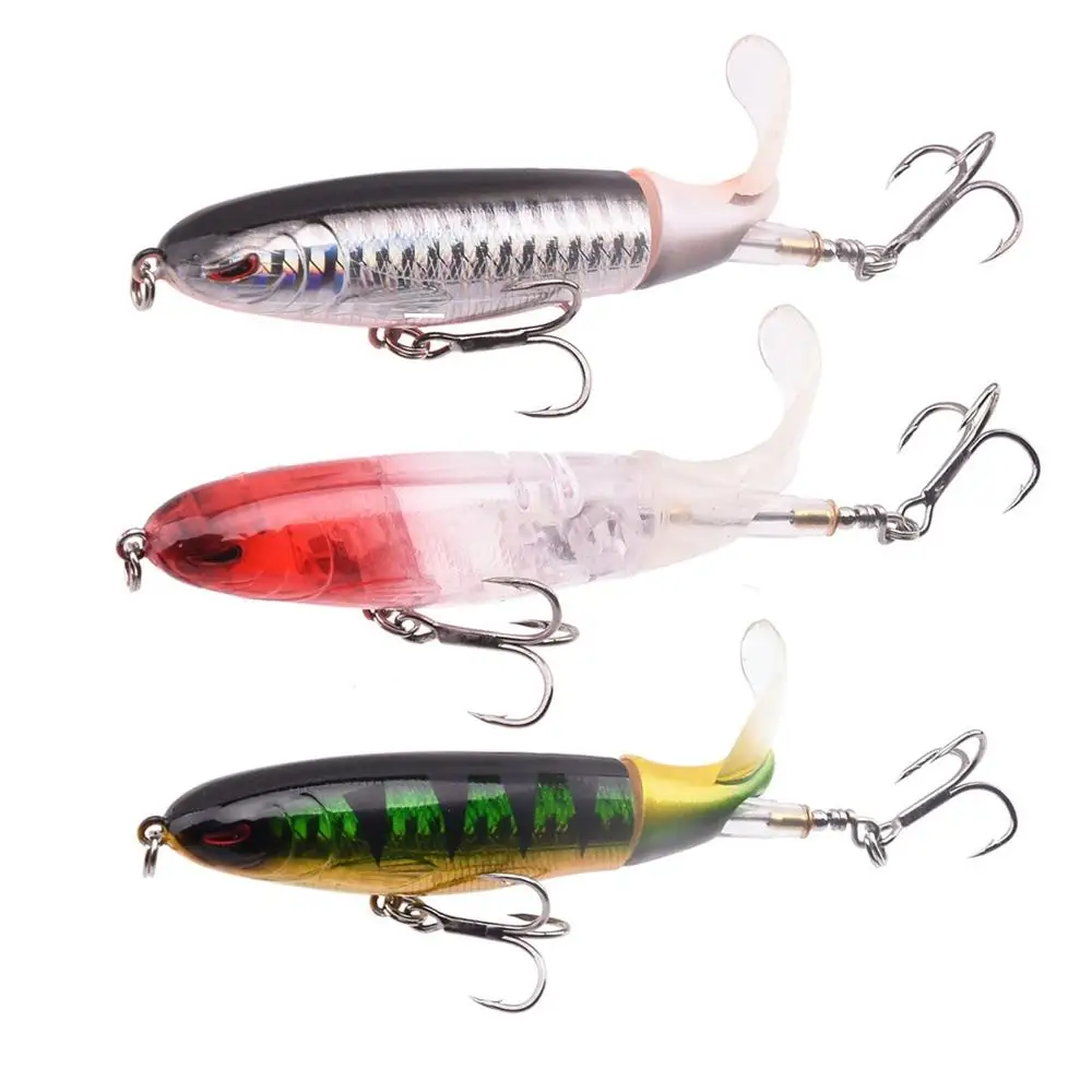 3 шт./лот Whopper Plopper 100 мм 13 г плавающий Поппер рыболовная приманка карандаш