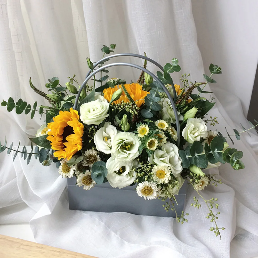 

Bouquet Fresh Flower Box Living Vases Florist Box Plant Aqua Box Water-Proof