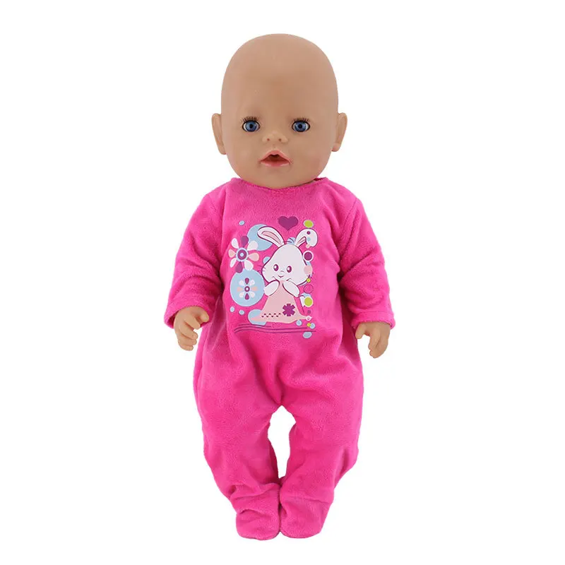 

18 Inch Doll Clothes Rompers Suit for 40cm- 43cm Dolls for Girls Baby Born Clothes Reborn Doll American Girl Doll Clothes