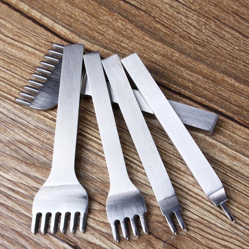 Ручной инструмент удар Gangling вырезать косой отверстие кожаный колет железа Шить