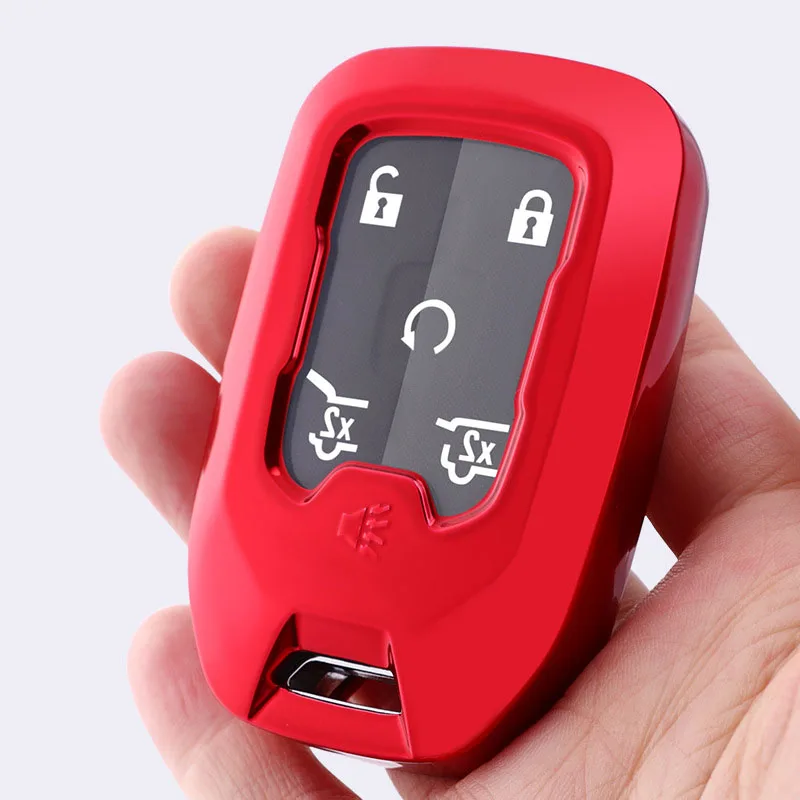 Чехол для ключа автомобиля Chevrolet Silverado GMC Sierra 2019 2020 брелок-держатель с