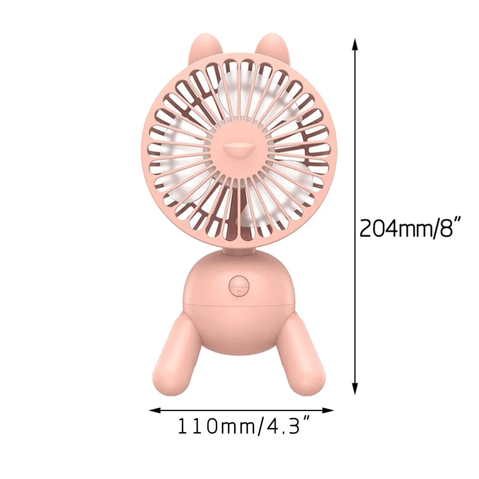 

1pcs Pocket Fans Usb Charge Mini- Hold Fans New Puppy Cute Cartoon Desktop Mini Fan Usb Charging Fan S Hake Head Fan Gift