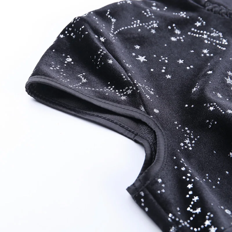 Женское винтажное мини-платье Gothblck облегающее платье с воротником-стойкой