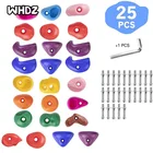 Набор для скалолазания с одним отверстием для детей, набор для скалолазания для дома и улицы, комплект настенных ручек для скалы и 2-дюймовое монтажное оборудование