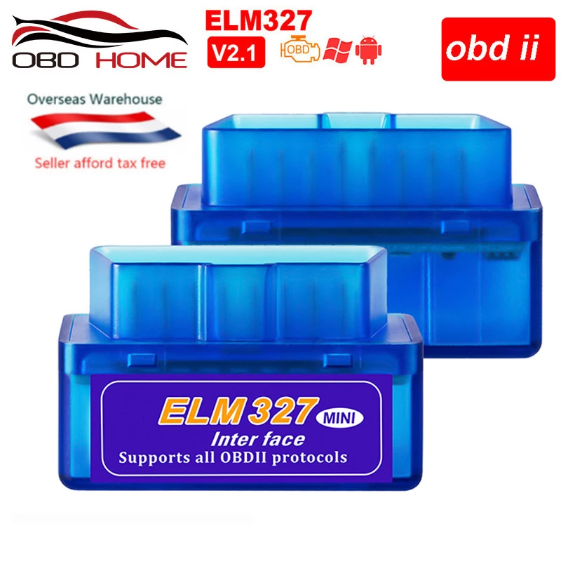 OBD2 Super Mini ELM327 V2.1 V1.5 диагностический инструмент ELM 327 работает на Android/Windows