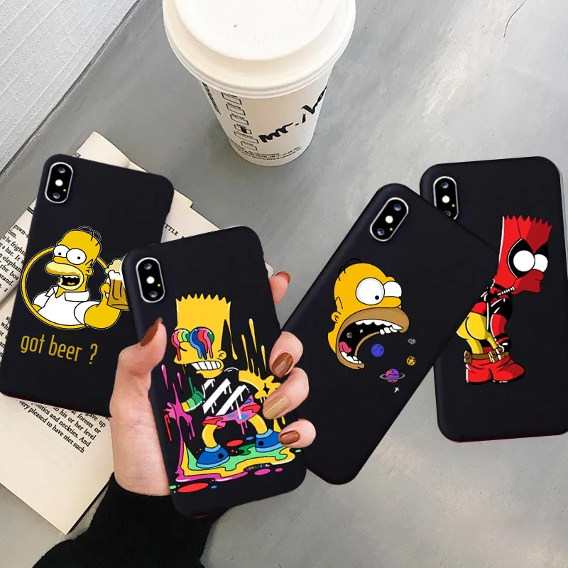 Чехол Homer Simpson для huawei P30 P20 Pro Lite Plus Honor 10 силиконовый чехол для телефона мягкие чехлы для задней панели Барт Симпсон Coque аксессуары