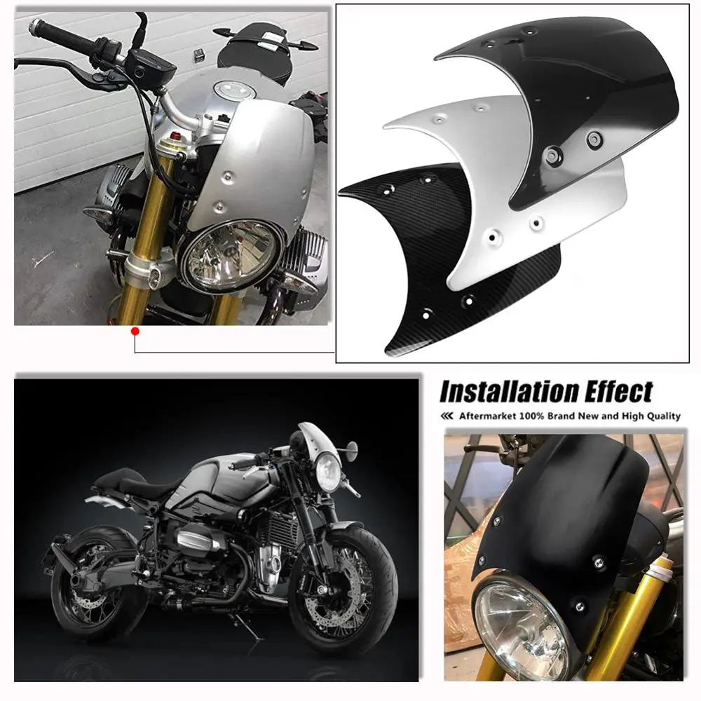 ABS пластик ветровой щит лобовое стекло Flyscreen фара обтекатель Крышка для BMW R NINE T 2014