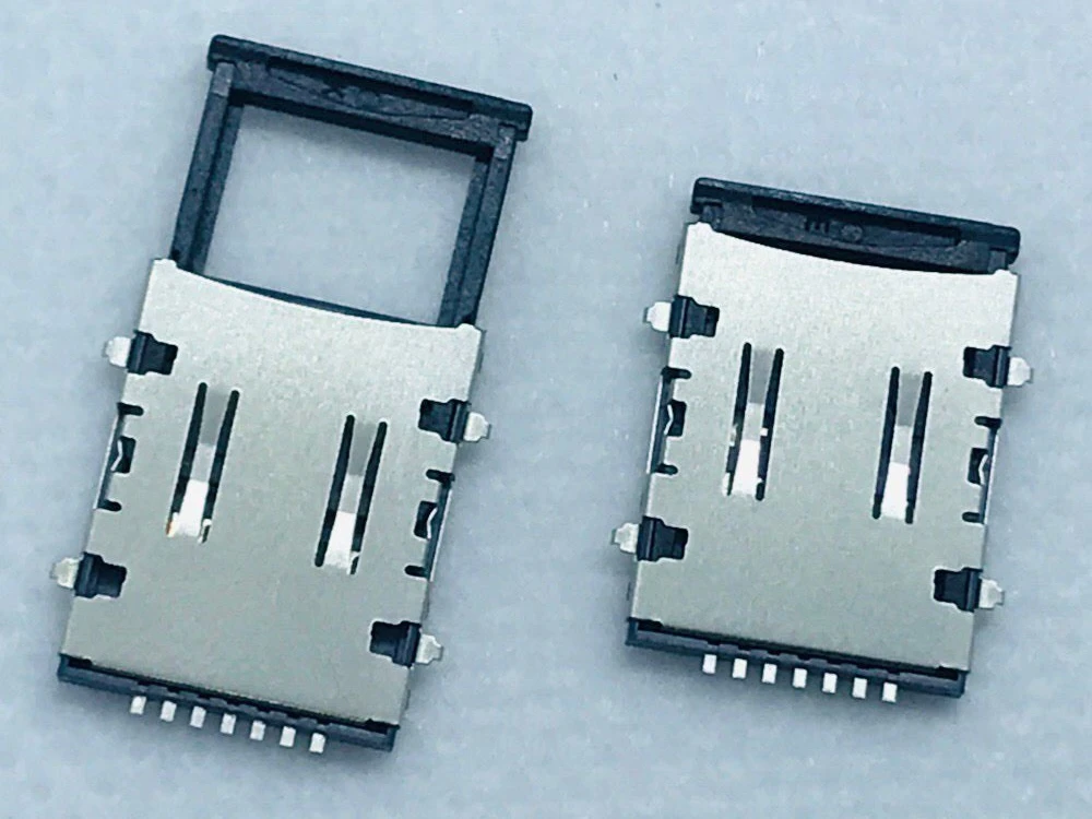Micro Nano 6/7pin откидной адаптер SIM-карты держатель считыватель Push-push патч Аксессуары
