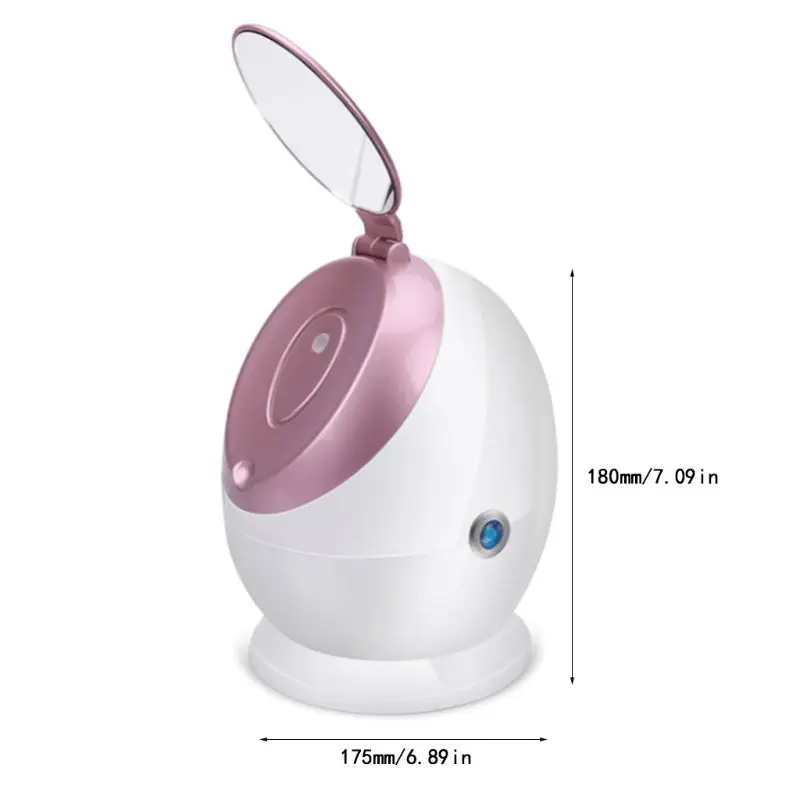 

Facial Steamer Nano Ionic Sprayer Home Hot Mist Humidifier with Makeup Mirror RXJC