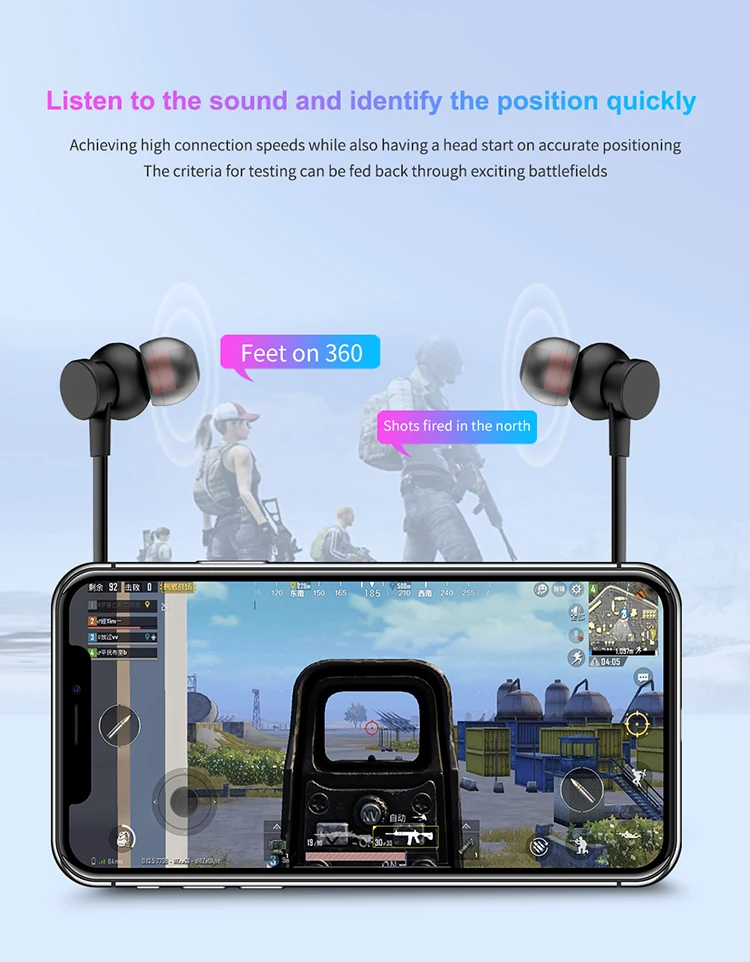 9D повесить за Шею Спортивные Bluetooth гарнитура стерео шеи установленный наушники