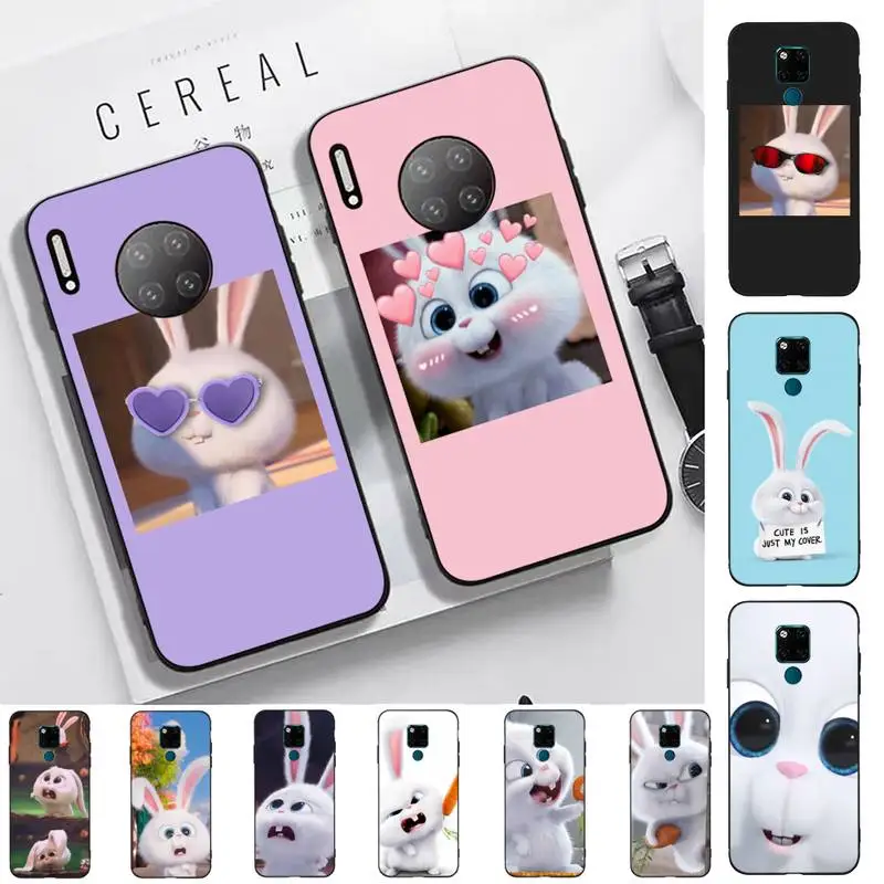 

Cute Cartoon Rabbit Phone Case for Huawei Mate 20 10 9 40 30 lite pro X Nova 2 3i 7se
